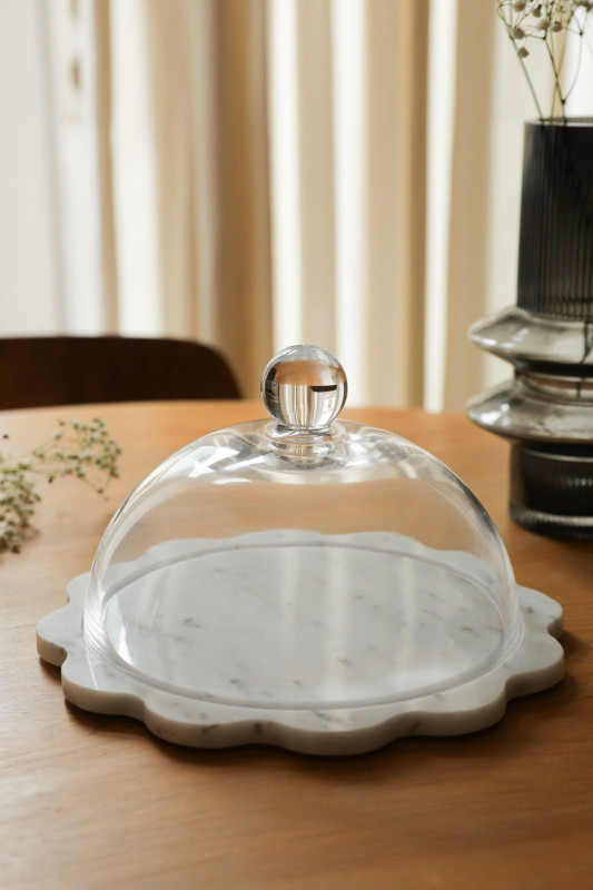 Marble Cake Stand — CS25-GMW