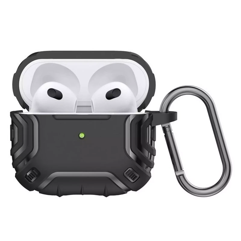 EQ Case + Carabiner Case for AirPods 2, EQ-JKC01-BLK – Black