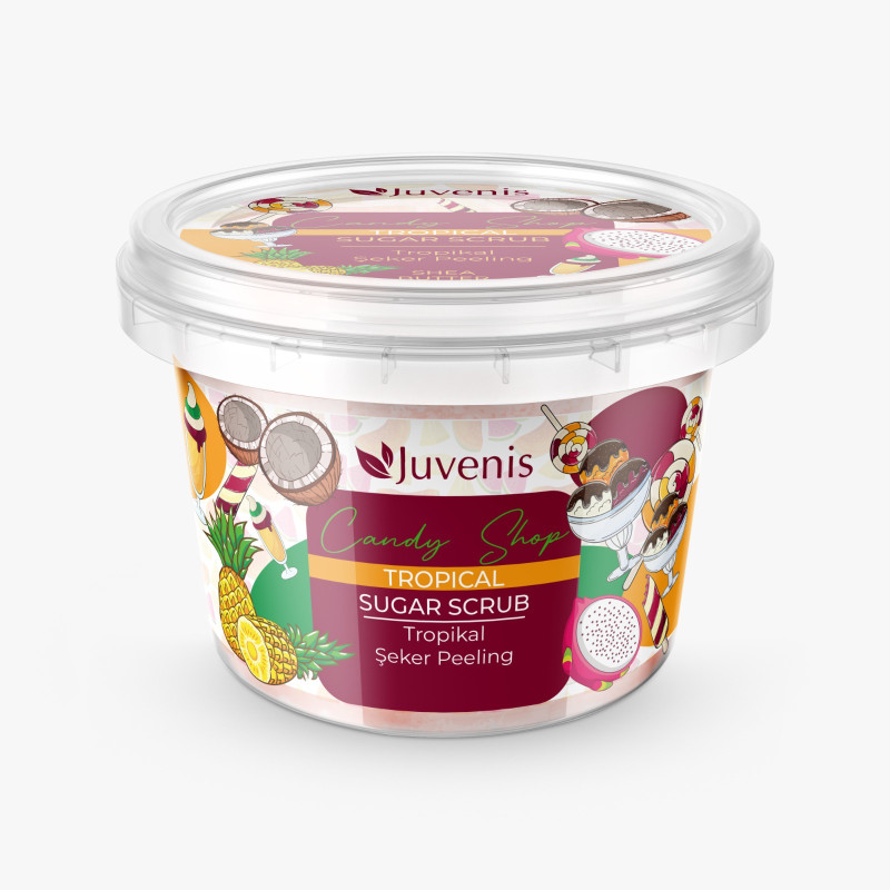 JUVENIS CANDY SHOP  SUGAR PEELING TROPIC 200 GR