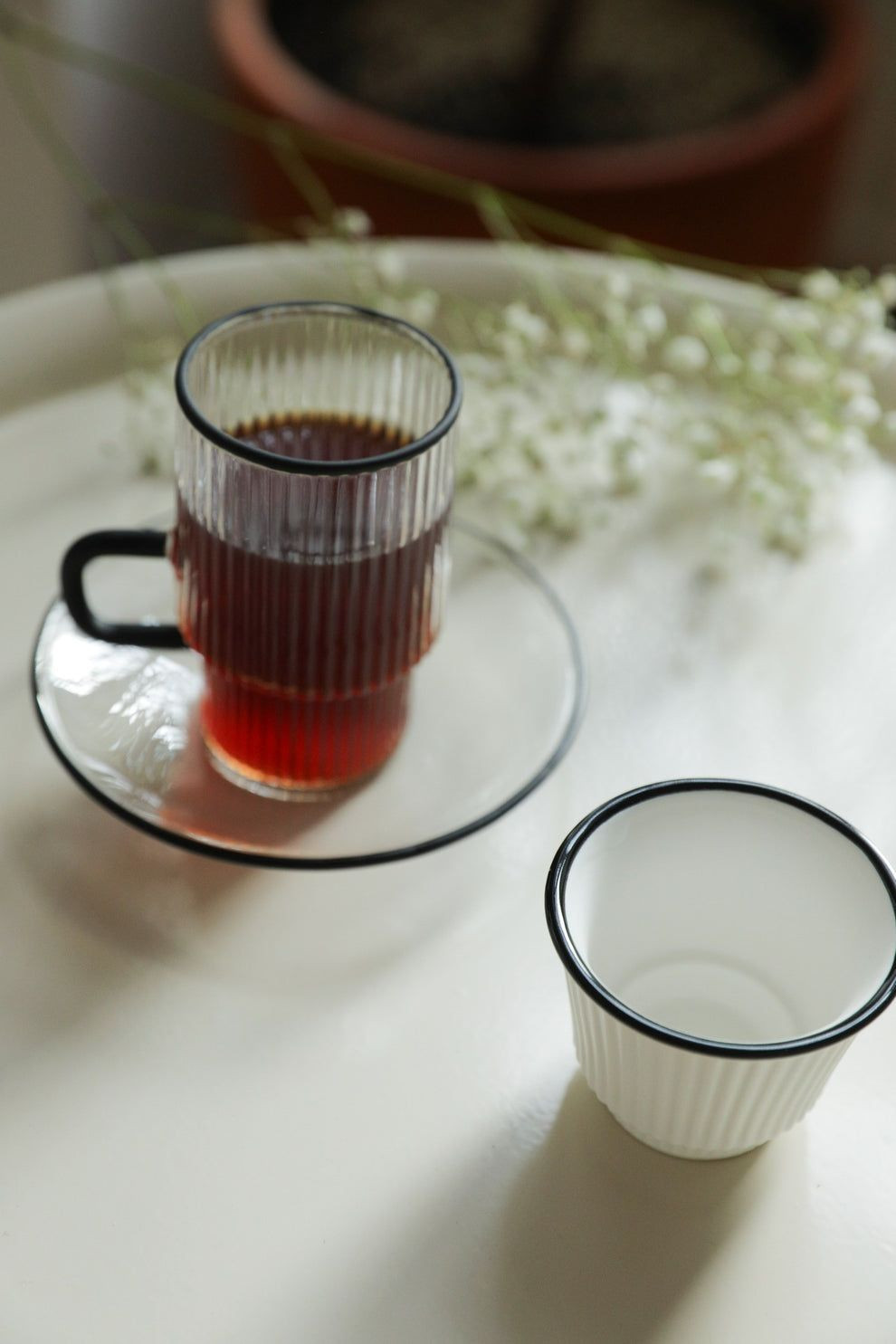 Flute Tea and Coffee Set — AF25-FLCB